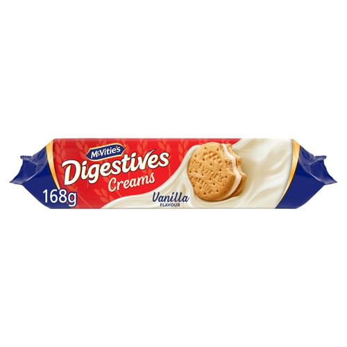 McVities digestives creams vanilla biscuits