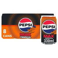Pepsi Max Tropical 8X330 ML