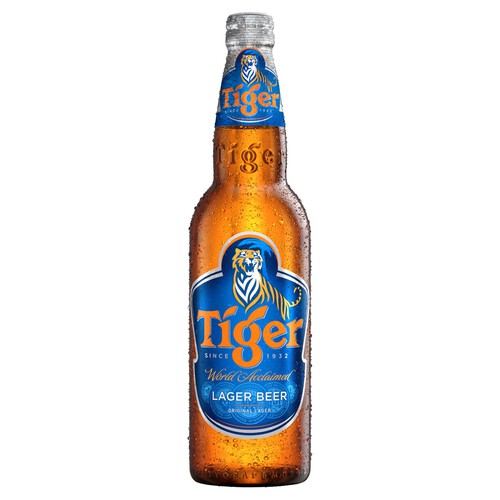 Tiger Asian Lager Beer Bottle