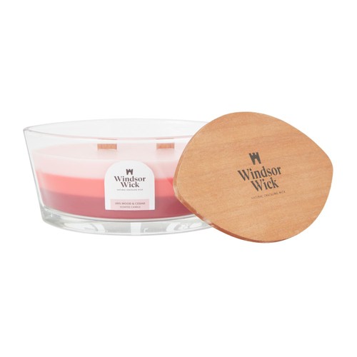 Home Style Windsor Wick Candle Iris Wood And Cedar