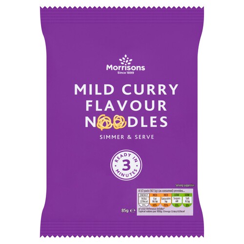 Morrisons Mild Curry Instant Noodles