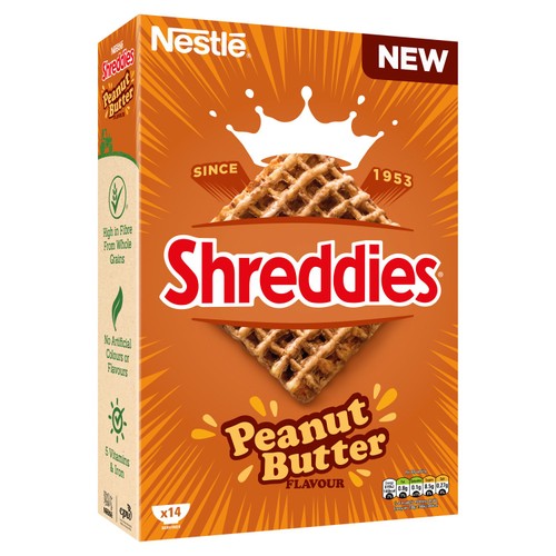 Nestle Shreddies Peanut Butter 580G