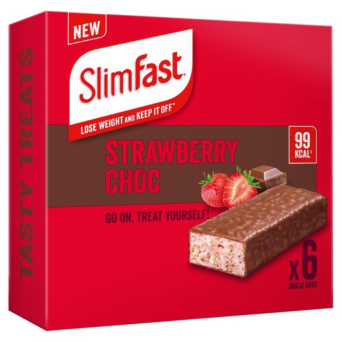 SlimFast Strawberry Choc Bars 