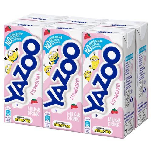 Yazoo Strawberry No Added Sugar