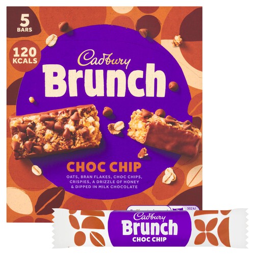 Cadbury Brunch Chocolate Chip Cereal Bars 