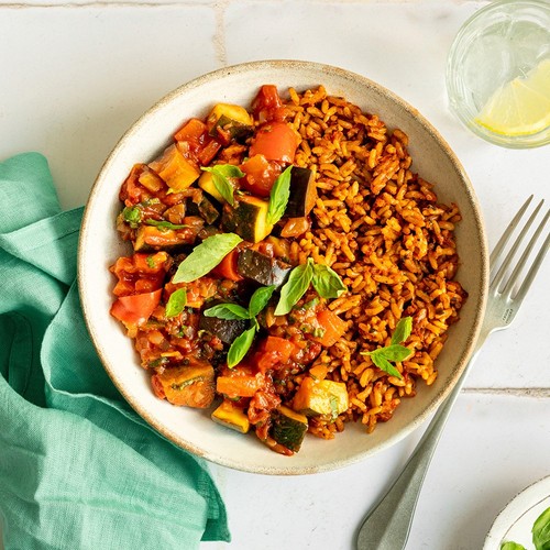 Merchant Gourmet Sunblush Tomato & Basil Wholegrain & White Microwave Rice
