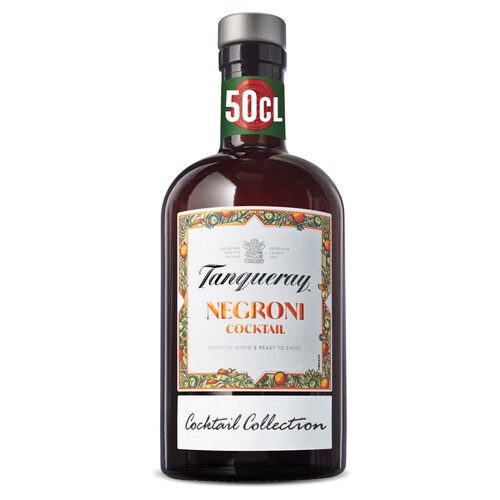 Tanqueray London Dry Gin Negroni Cocktail Drink 17.5% vol 