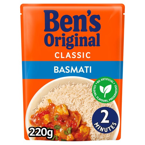 Bens Original Basmati Microwave Rice 