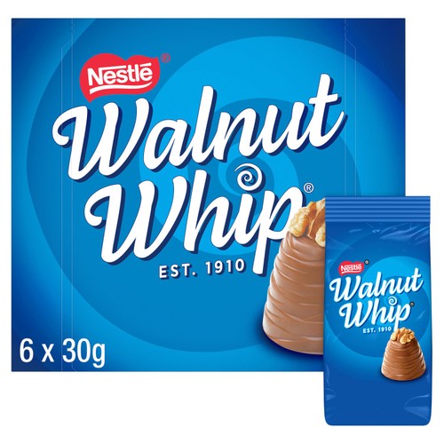 Walnut Whip Milk Chocolate 6 x 30g