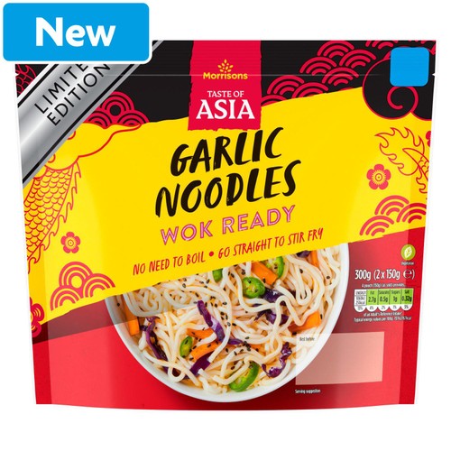 Morrisons Ready To Wok Garlic Noodles