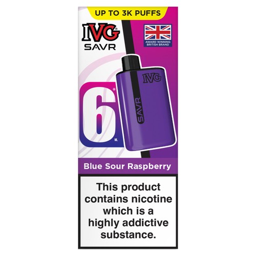 IVG savr blue sour raspberry
