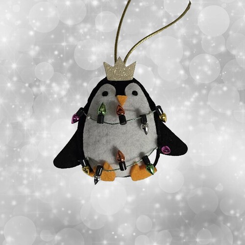 Morrisons Hanging Felt Penguin Decoration