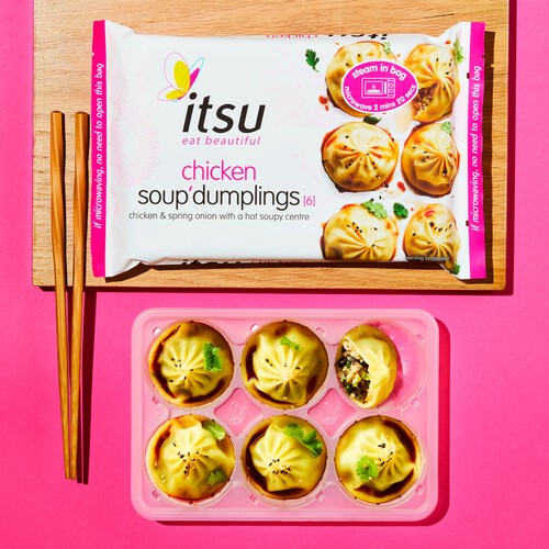 Itsu Chicken Soup Dumplings 