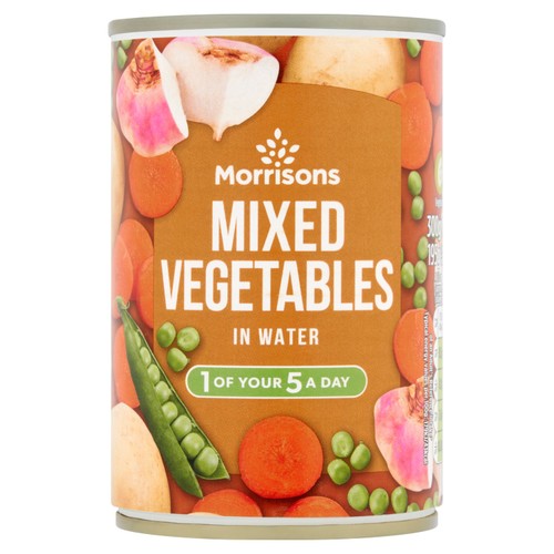 Morrisons mixed vegetables in water