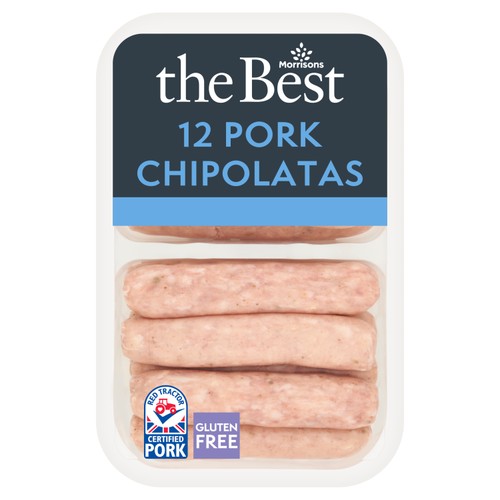 Morrisons the best pork chipolatas