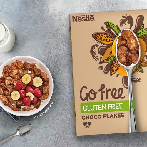 Nestle Go Free Choco Flakes 375g