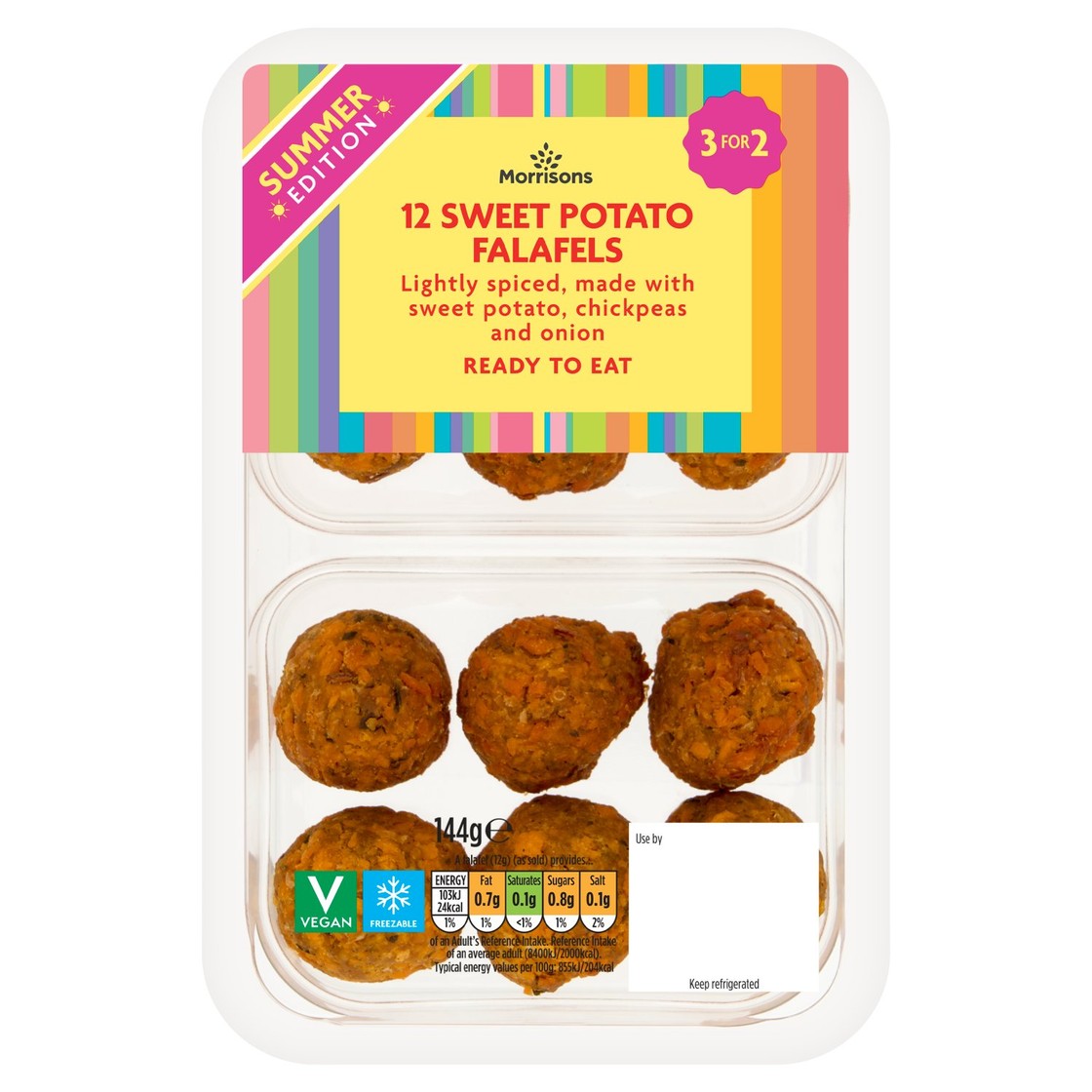 Morrisons 12 Sweet Potato Falafels 144g Morrisons Online Groceries morrisons-12-sweet-potato-falafels-144g-morrisons-online-groceries