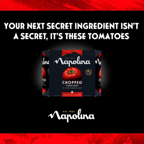 Napolina Chopped Tomatoes in a Rich Tomato Juice(4x400g)