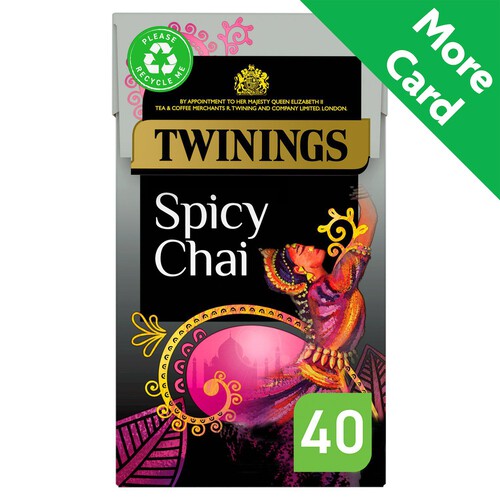 Twinings Spicy Chai 40 Tea Bags