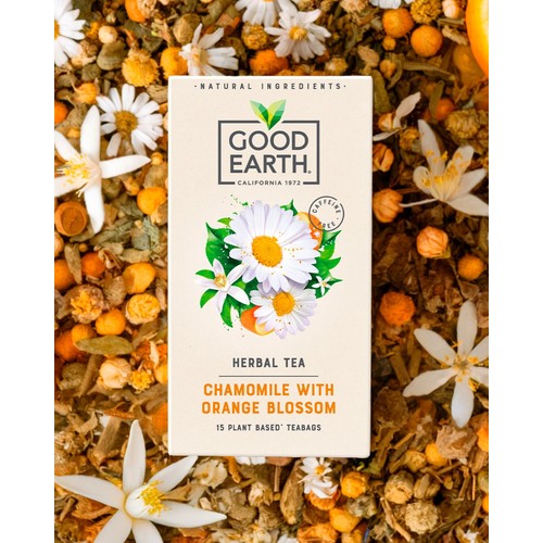 Good Earth Tea Camomile Orange Blossom 15 Tea Bags 21G