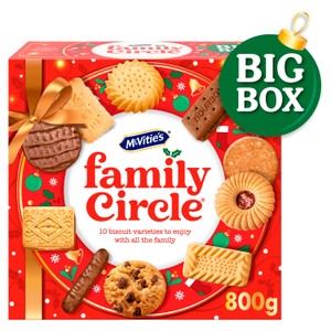 Mcvitie's Family Circle Biscuits Christmas Selection