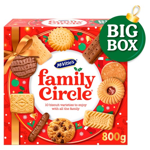 Mcvitie's Family Circle Biscuits Christmas Selection 