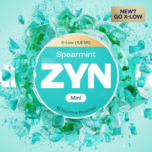 ZYN Spearmint 1.5mg Nicotine Pouches