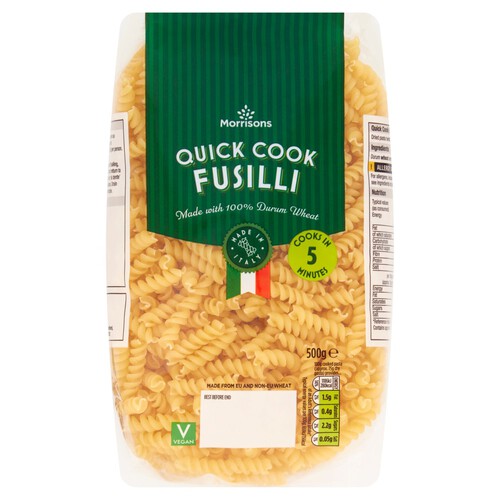 Morrisons Quick Cook Fusilli 