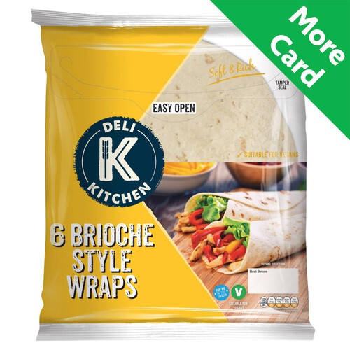 Deli Kitchen Brioche Style Wraps