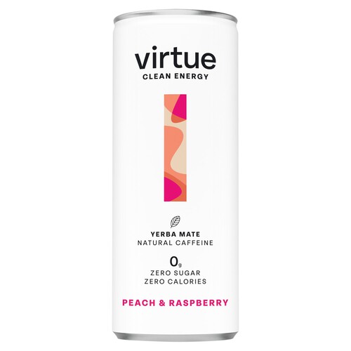 Virtue Yerba Mate Peach & Raspberry