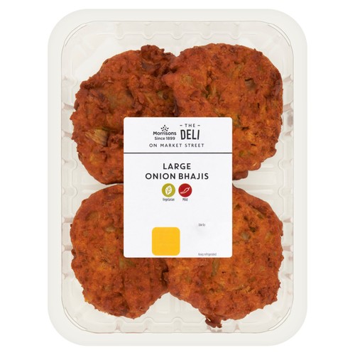 Morrisons deli express large onion bhajis