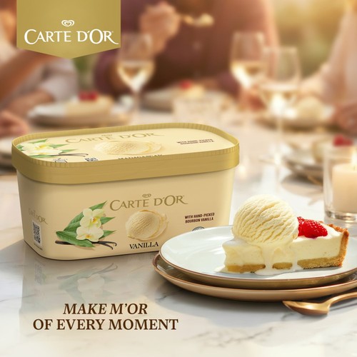 Carte D'or Madagascan Vanilla Ice Cream Tub 900ml