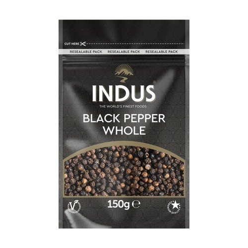 Indus Black Pepper Whole 150g