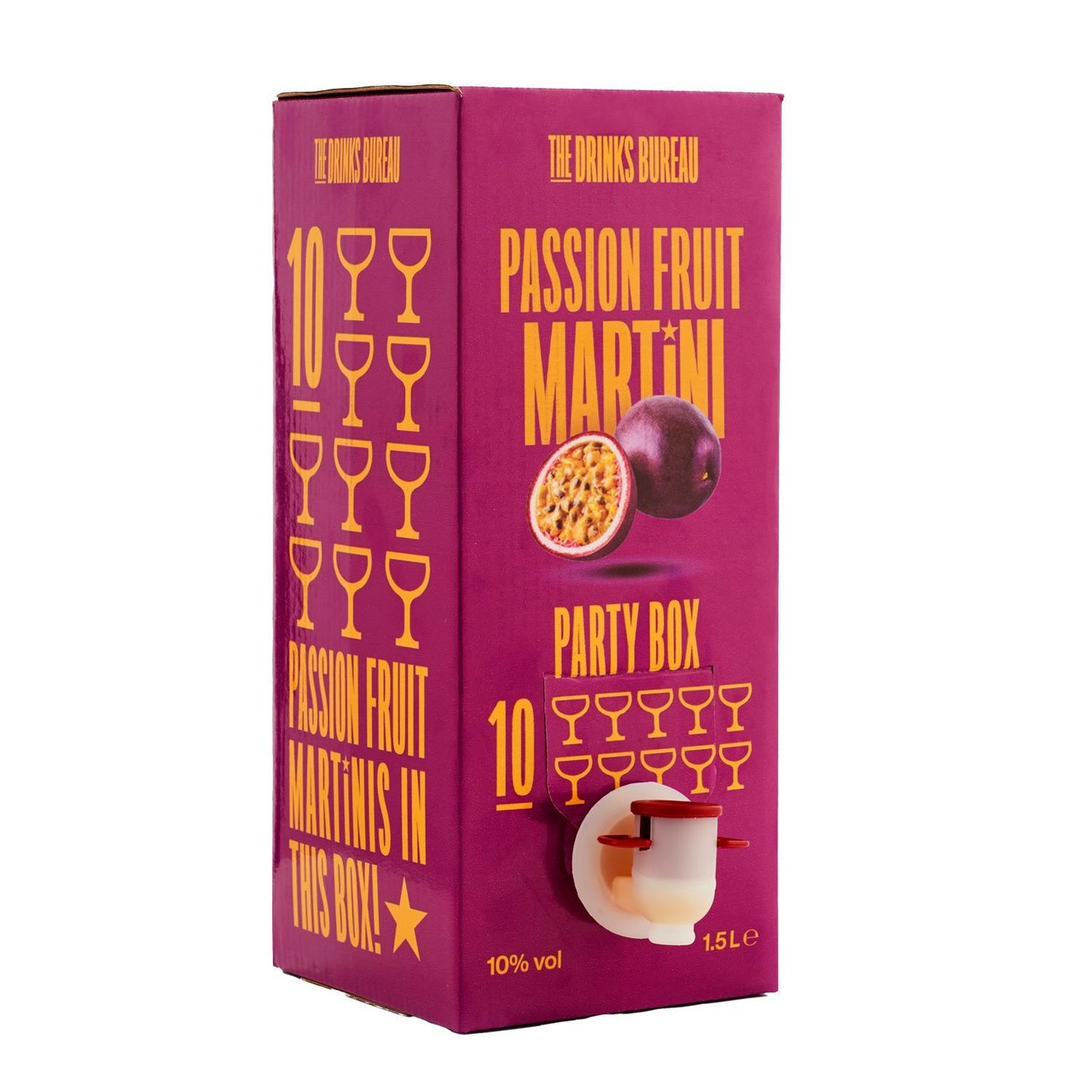 The Drinks Bureau Party Box Passion Fruit Martini