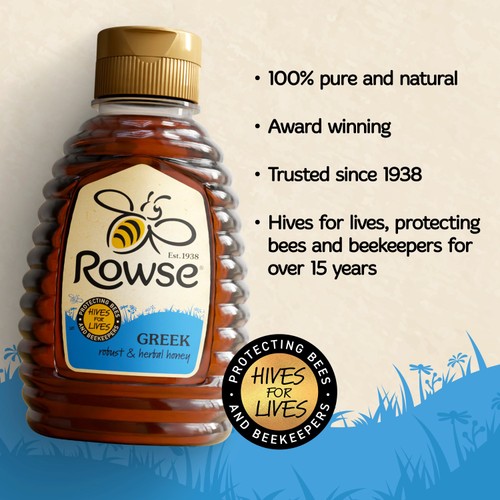 Rowse Squeezy Greek Honey