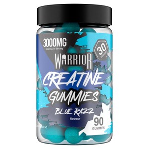 Warrior Creatine Gummies Blue Raspberry