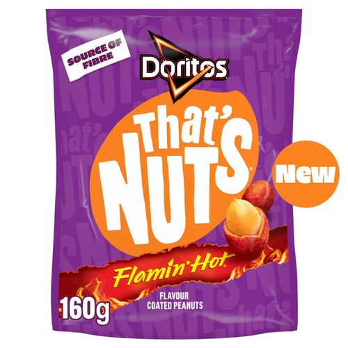 Walkers That's Nuts Extra Flamin Hot 160g