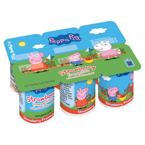 Peppa Pig Kids Strawberry Yoghurt Pots