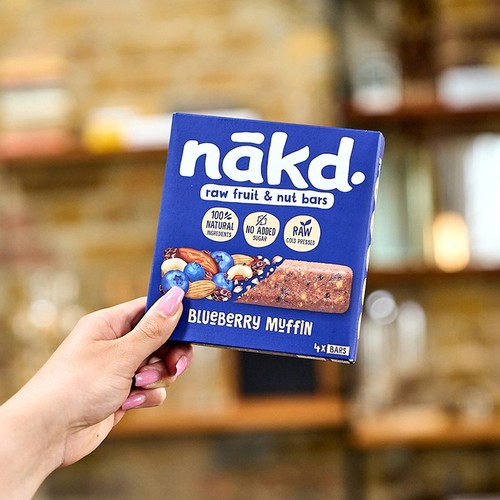 Nakd Blueberry Muffin 4 Raw Fruit & Nut Bars 