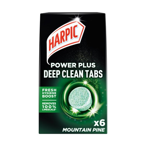 Harpic Mountain Pine Powerplus Deep Clean Tabs 6 Pack