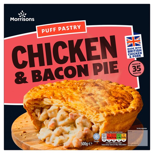 Morrisons Chicken And Bacon Pie