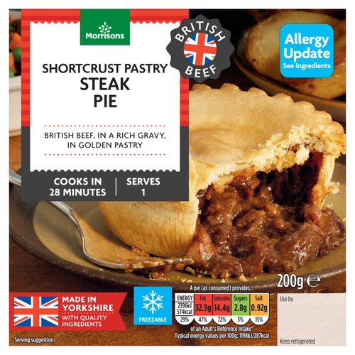 Morrisons Shortcrust Steak Pie