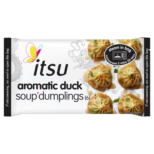 itsu 6 aromatic duck soup dumplings 168g
