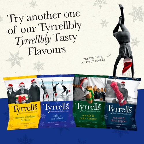 Tyrrells Lightly Sea Salted  Sharing Crisps 