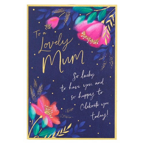 Lovely Mum Floral Mother's Day Card