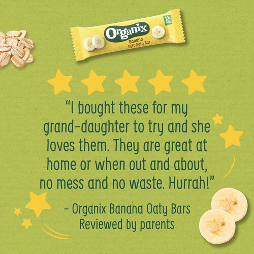 Organix Banana Soft Oaty Bars 