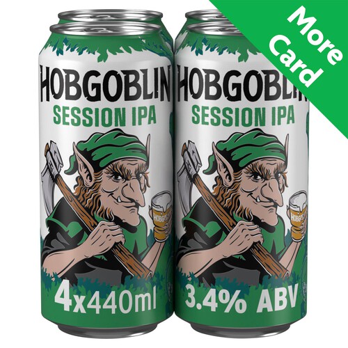 Hobgoblin Session IPA Ale Beer Cans