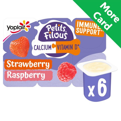 Petits Filous Kids Strawberry & Raspberry Yoghurt