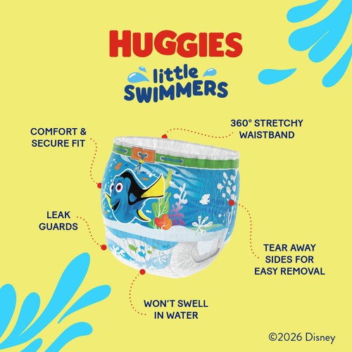 Huggies Little Swimmers Swim Nappies Size 3-4