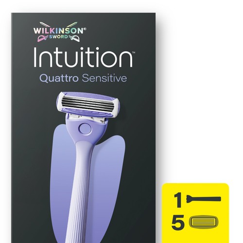 Wilkinson Sword Quattro For Women Rose Gold 1 Razor + 4 Blades